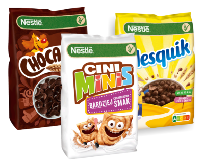 Płatki śniadaniowe Nestlé