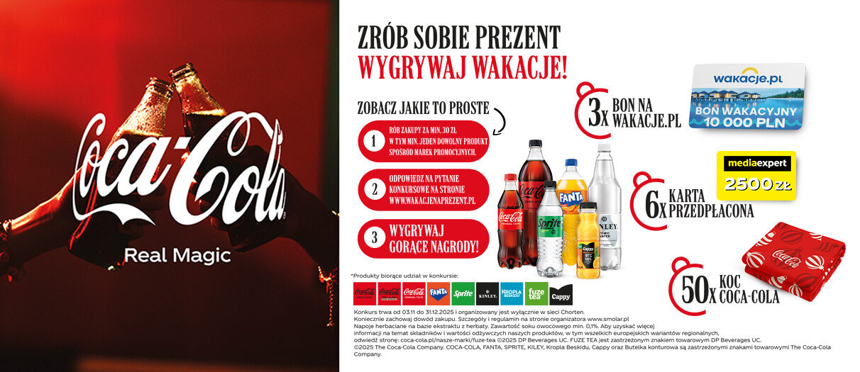 Konkurs z Coca-Colą w sklepach Chorten