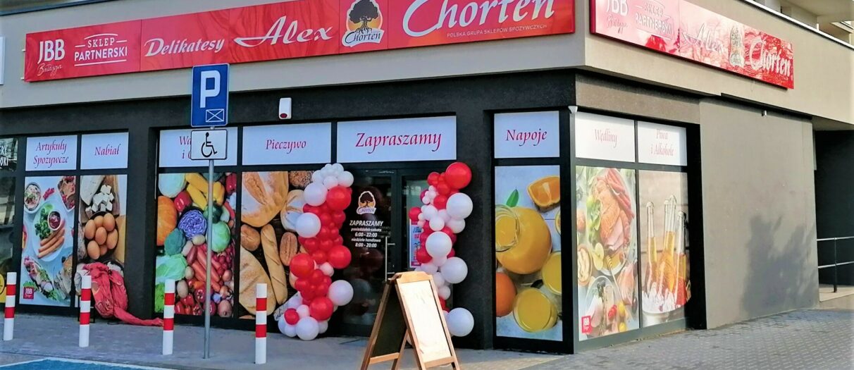 Nowy sklep Chorten Alex otwarty w apartamentowcu w Łomży