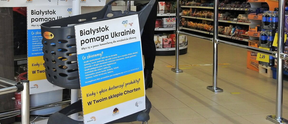 Mieszkańcy mogą pomagać Ukraińcom w sklepach Chorten