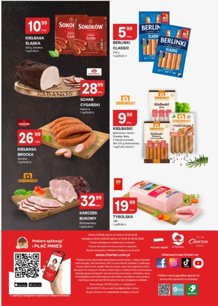 Gazetka - mięso i wędliny | 18.06.2026 &ndash; 28.06.2026 | Strona 2