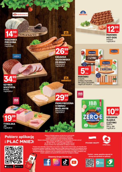 Gazetka - mięso i wędliny | 09.04.2026 &ndash; 19.04.2026 | Strona 2