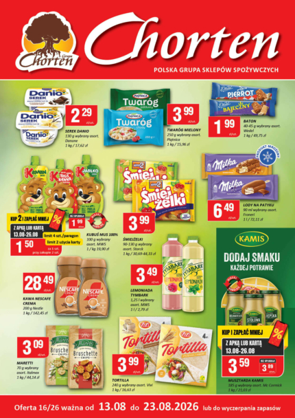 Gazetka | 13.08.2026 &ndash; 23.08.2026