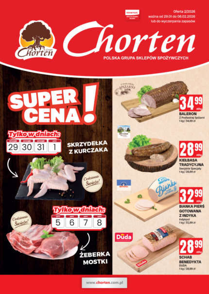 Gazetka - mięso i wędliny | 29.01.2026 &ndash; 08.02.2026