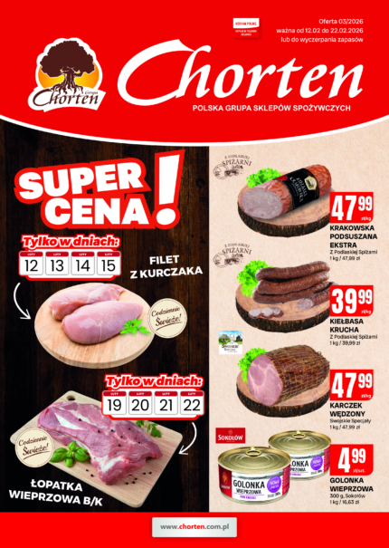 Gazetka - mięso i wędliny | 12.02.2026 &ndash; 22.02.2026