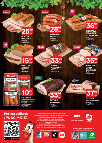 Gazetka - mięso i wędliny | 26.03.2026 &ndash; 04.04.2026 | Strona 2