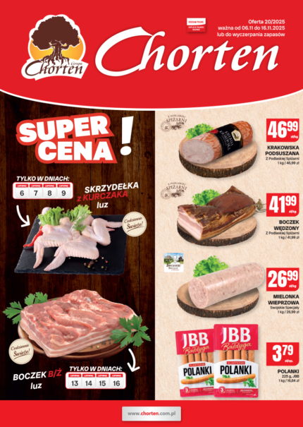 Gazetka - mięso i wędliny | 06.11.2025 &ndash; 16.11.2025