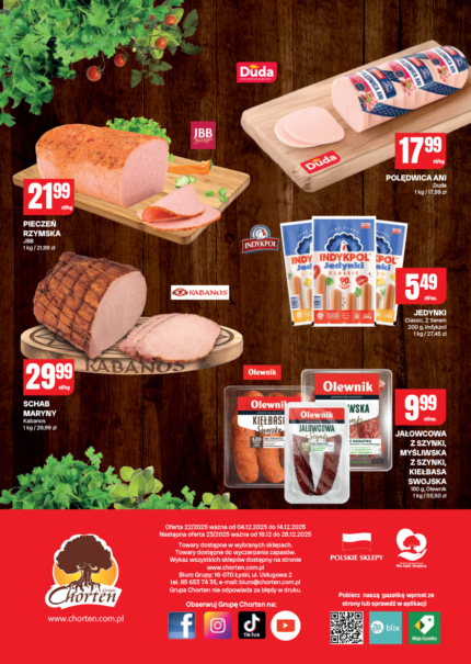 Gazetka - mięso i wędliny | 04.12.2025 &ndash; 14.12.2025 | Strona 2