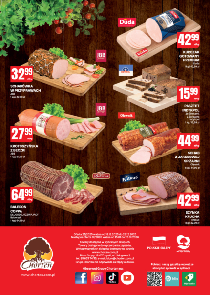 Gazetka - mięso i wędliny | 18.12.2025 &ndash; 28.12.2025 | Strona 2