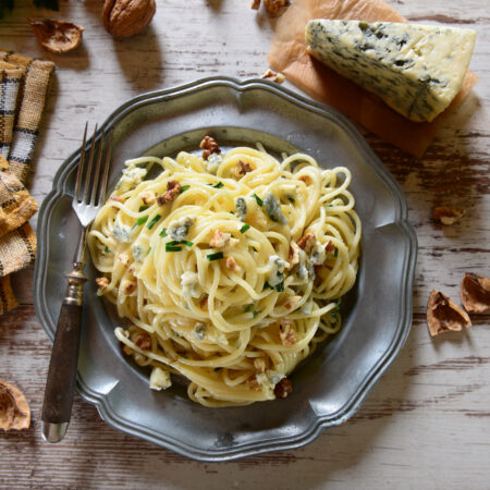 Spaghetti gorgonzola