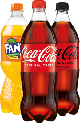 Coca-Cola, Coca-Cola Zero, Fanta Orange