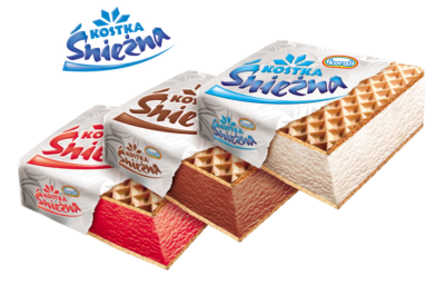 Lody kostka śnieżna