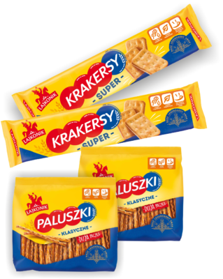 Paluszki, Krakersy Lajkonik