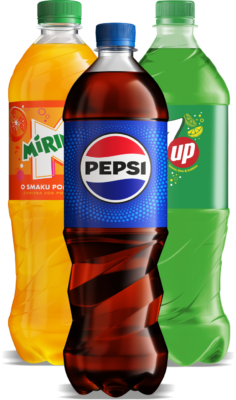 Pepsi, 7Up, Mirinda Orange