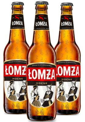 Piwo Łomża Mocne