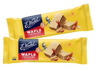 Wafle torcikowe mini orzechowe