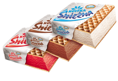 Lody kostka śnieżna