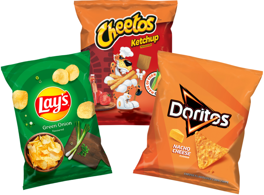 Lay's, Cheetos, Doritos