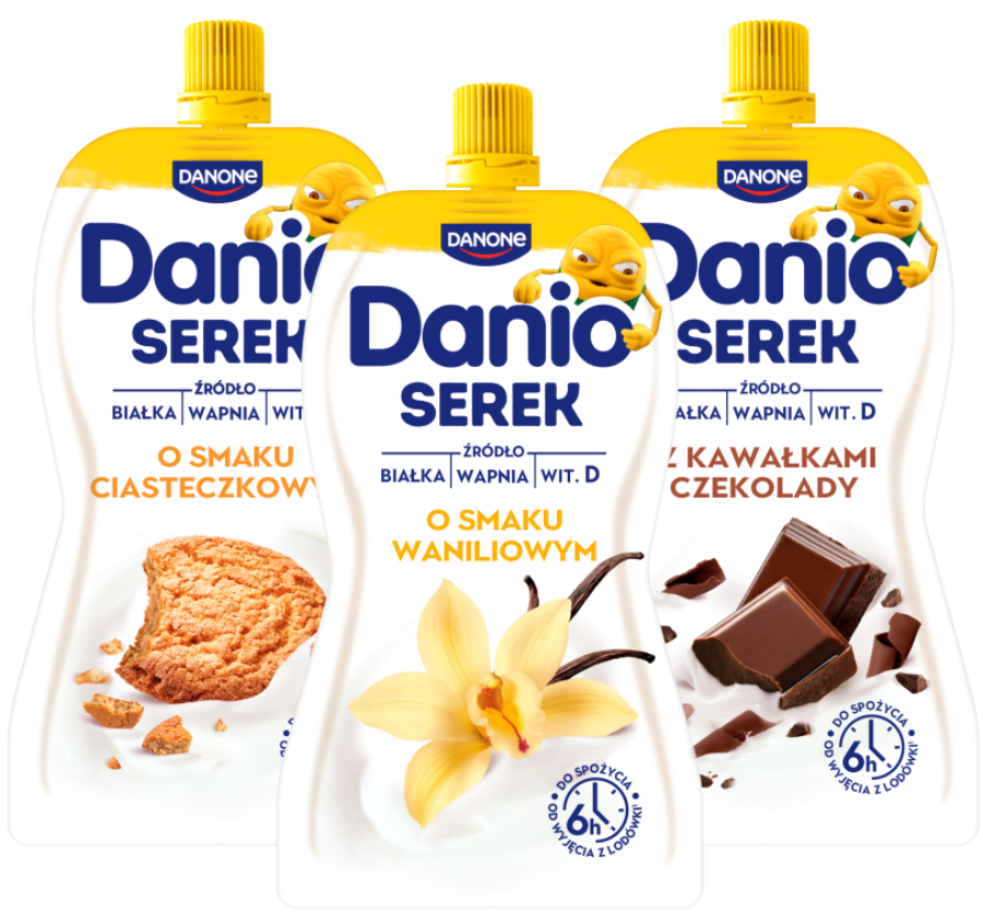 Danio w saszetce