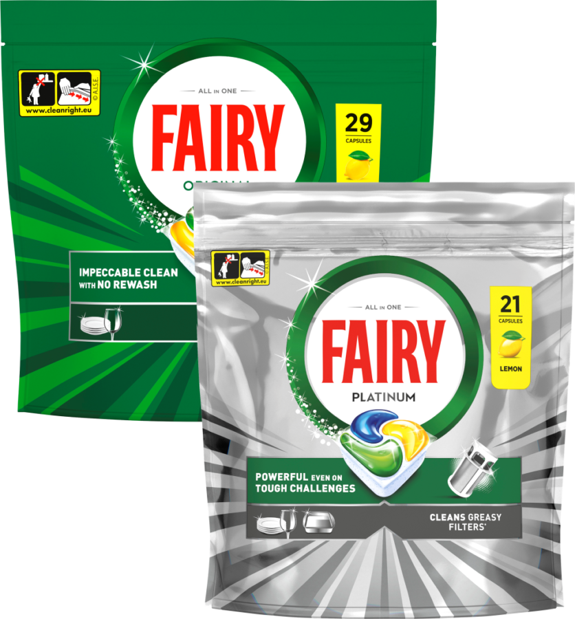 Kapsułki do zmywarki Fairy