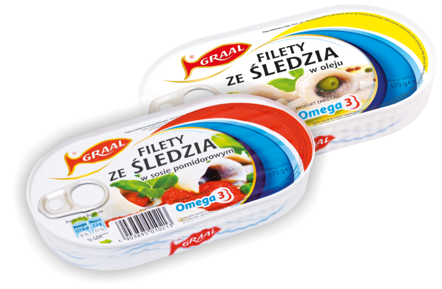 Filety ze śledzia Graal