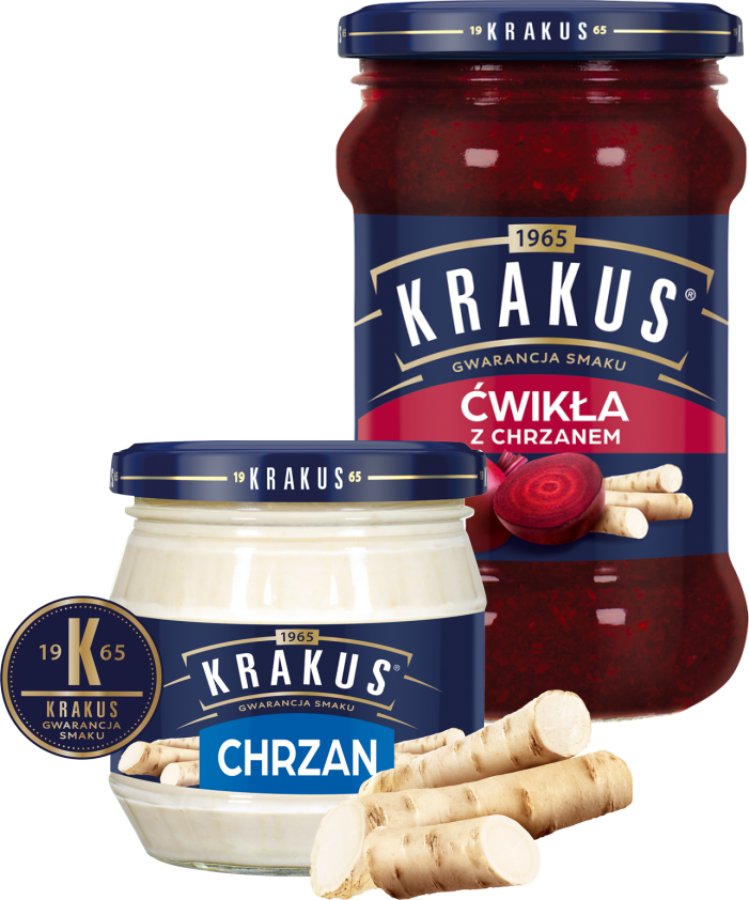 Chrzan, Ćwikła z chrzanem Krakus
