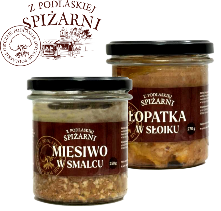 Mięsiwo w smalcu, Łopatka w słoiku