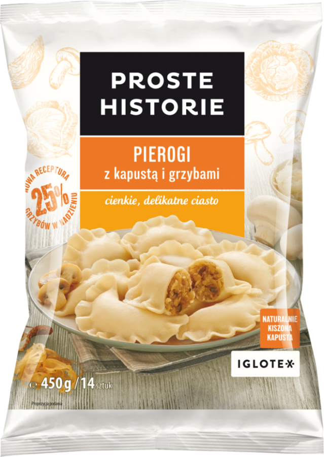 Pierogi z kapustą i grzybami