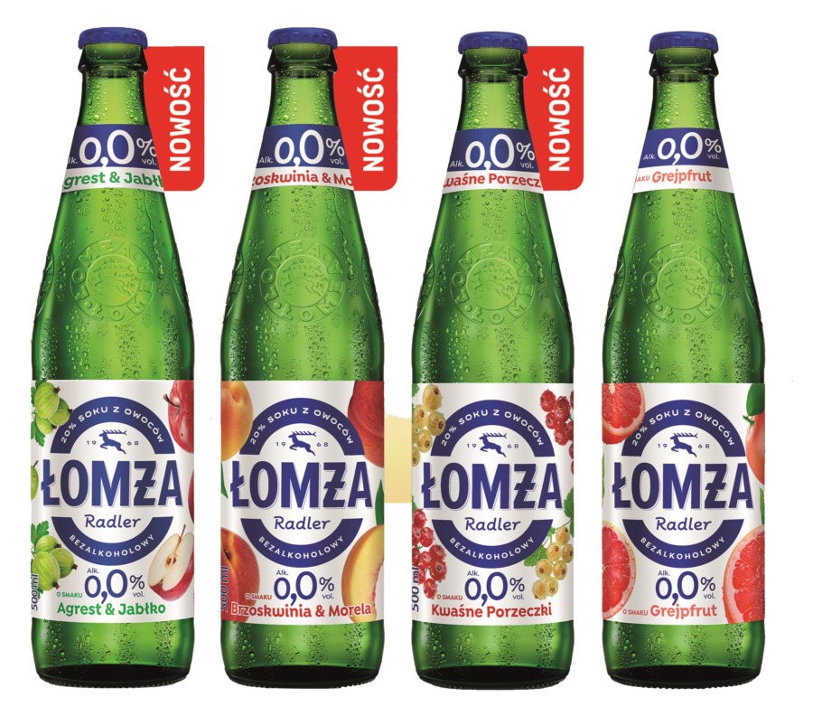 Piwo Łomża Radler 0,0%