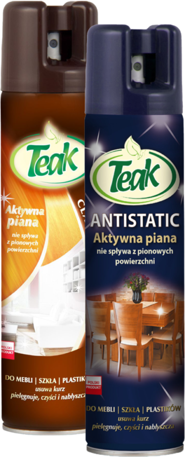 Aktywna piana do czyszczenia mebli Teak