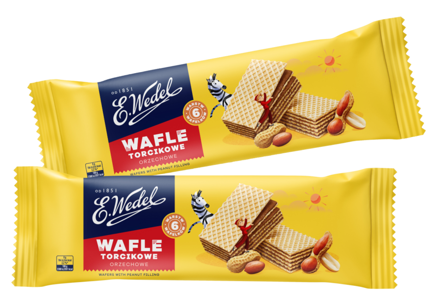 Wafle torcikowe mini orzechowe