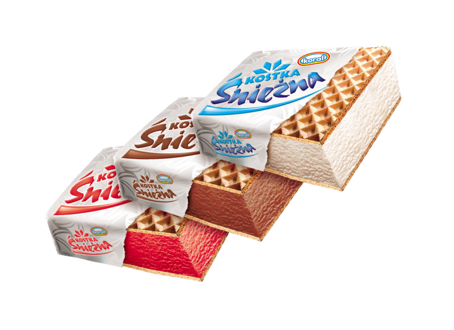 Lody kostka śnieżna