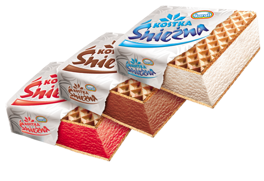 Lody kostka śnieżna