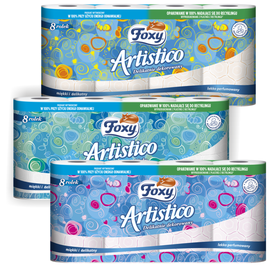 Papier toaletowy Foxy Artistico
