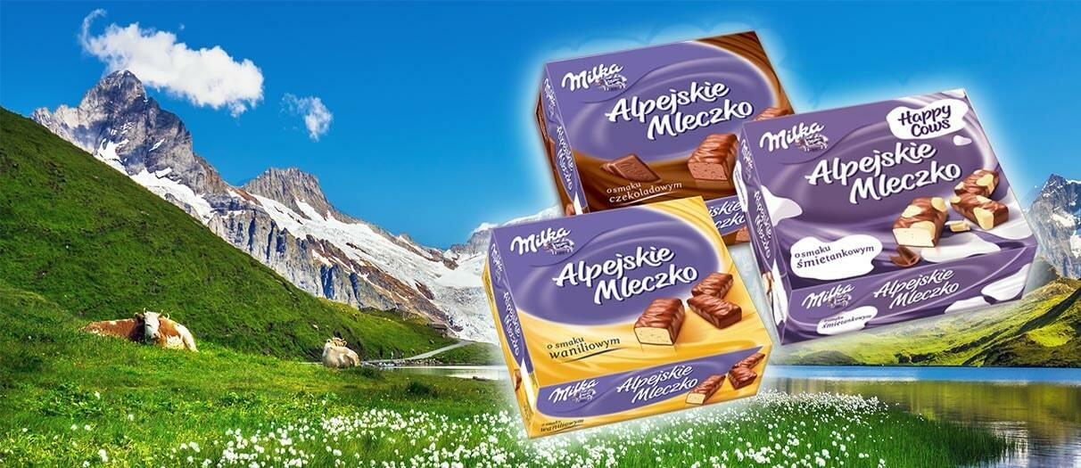 Milka Alpejskie Mleczko