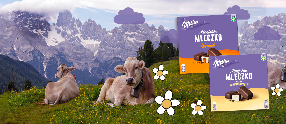 Milka Alpejskie Mleczko