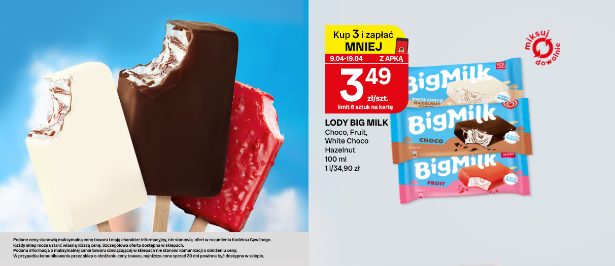 Lody Big Milk