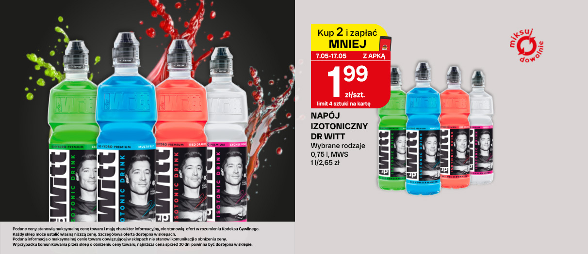 Napój izotoniczny Dr Witt