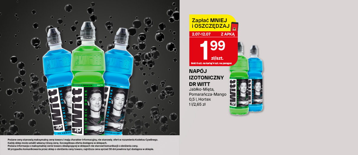 Napój izotoniczny Dr Witt