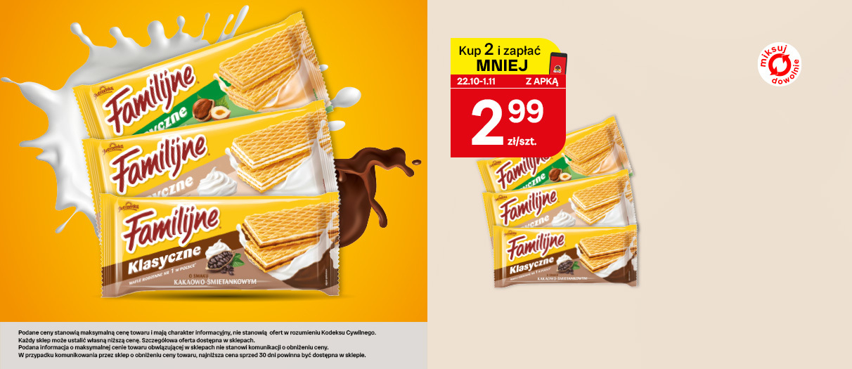Wafle Familijne