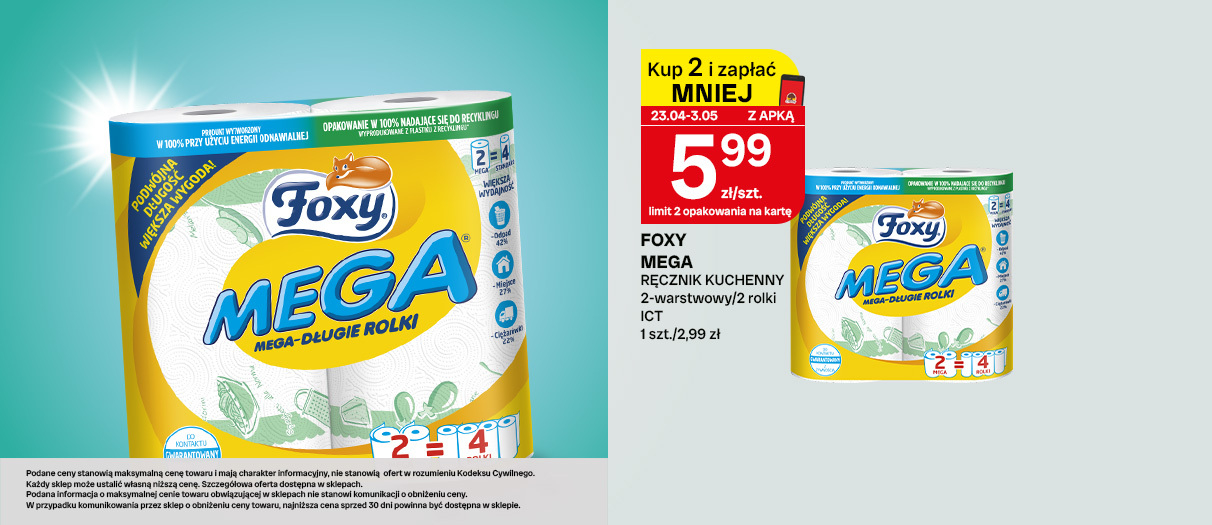 Ręcznik kuchenny Foxy Mega