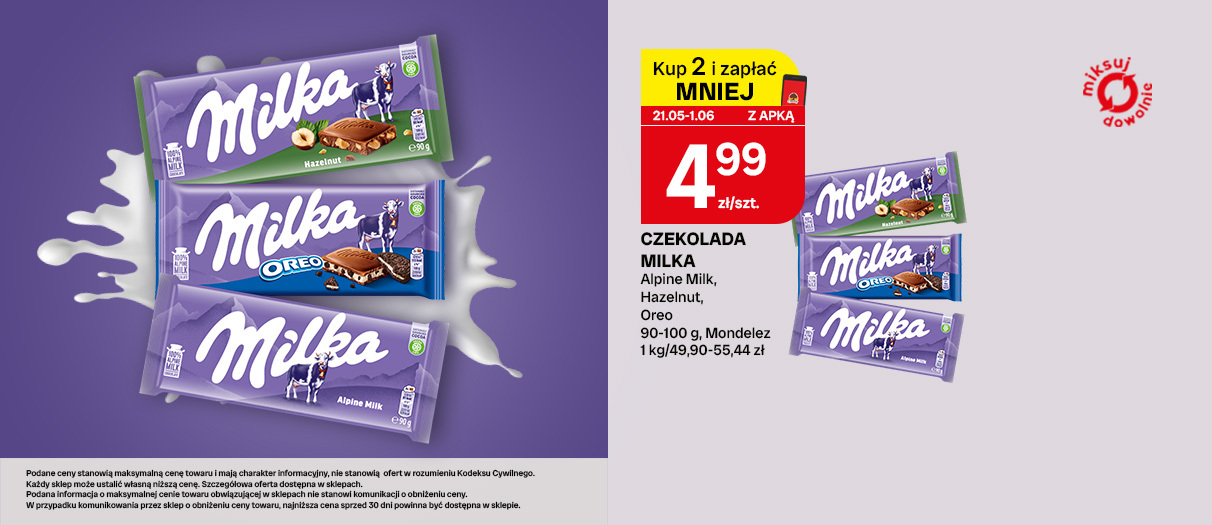 Czekolada Milka