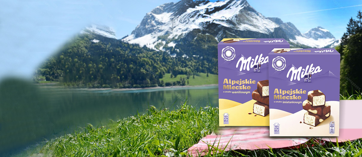 Milka Alpejskie Mleczko