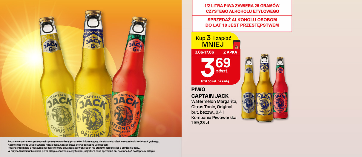 Piwo Captain Jack