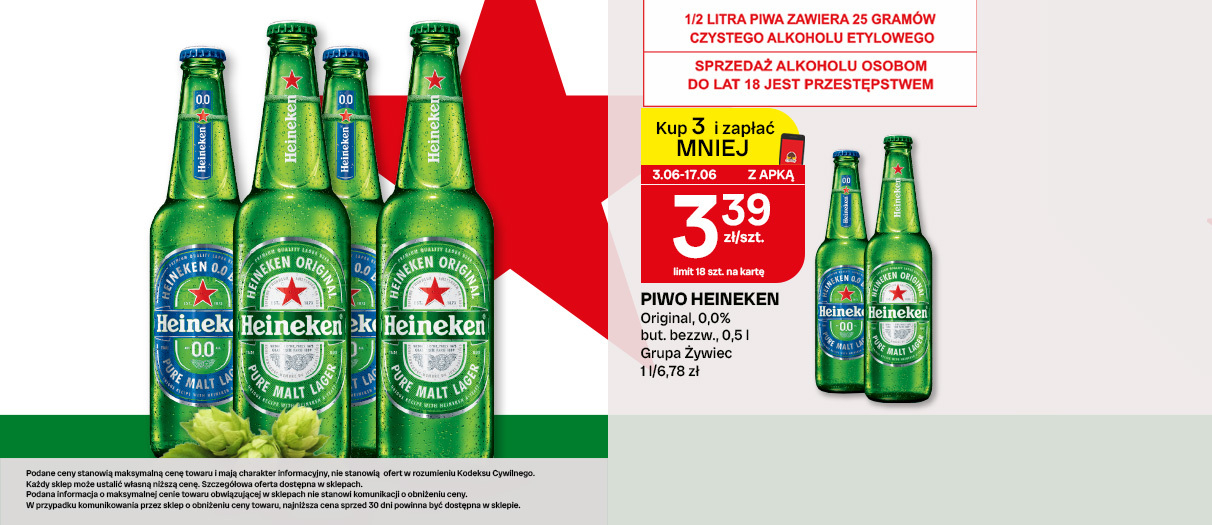 Piwo Heineken