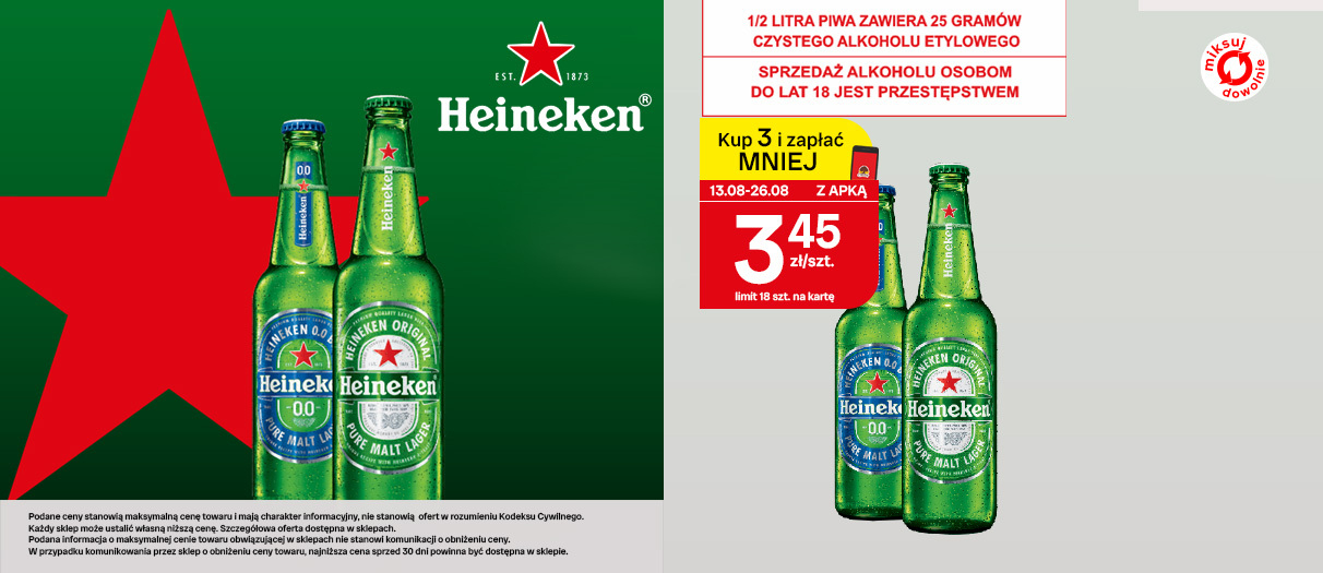 Piwo Heineken
