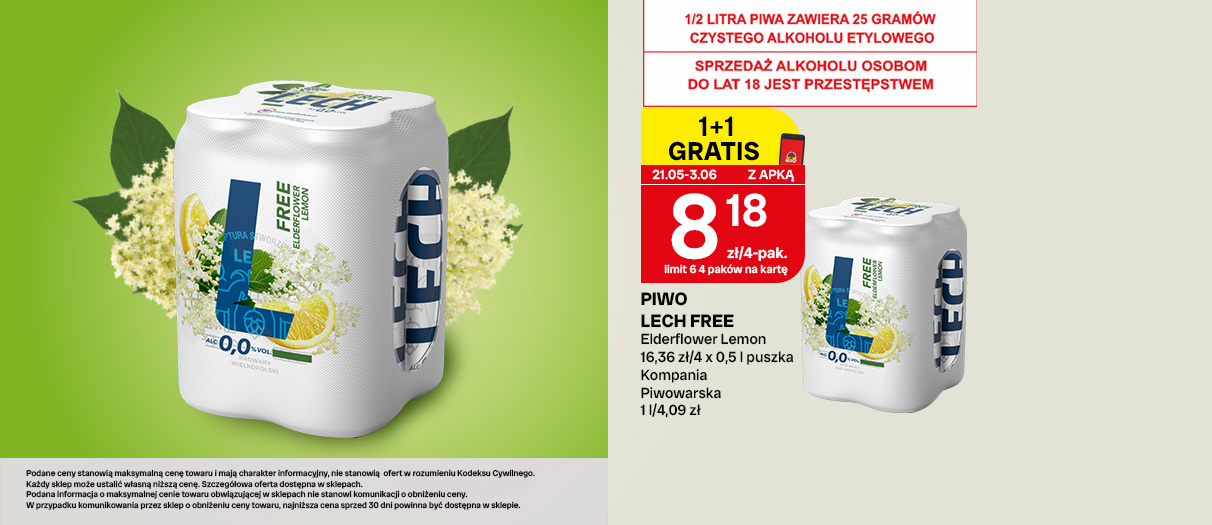 Piwo Lech Free