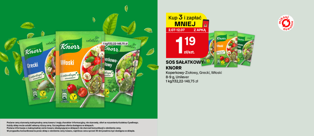 Sos sałatkowy Knorr
