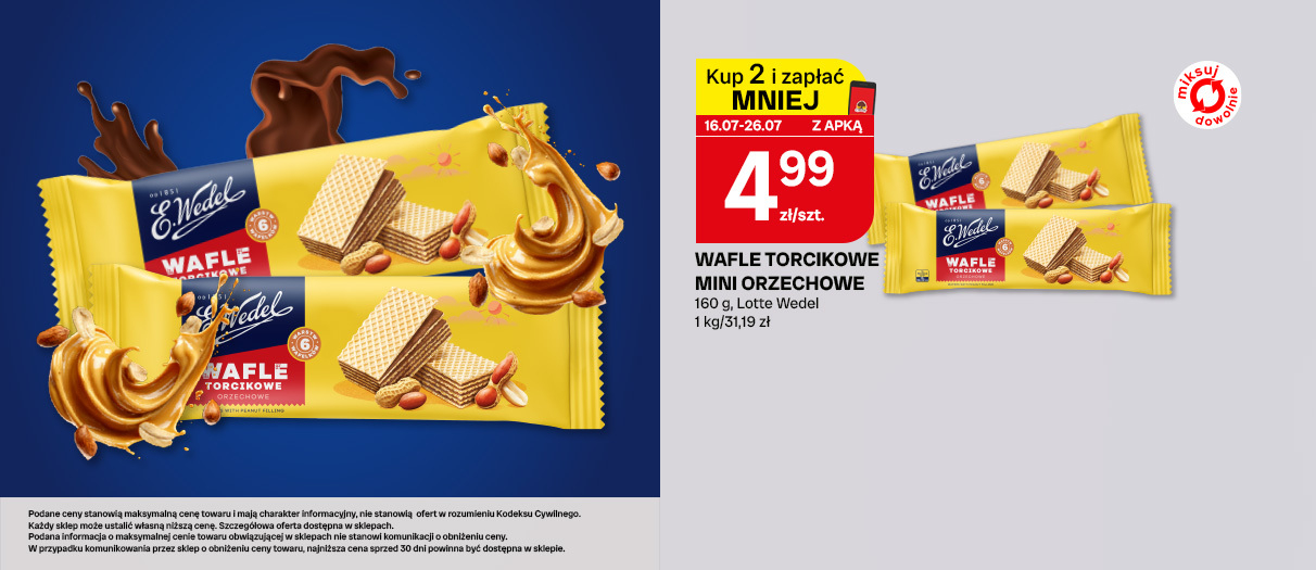 Wafle torcikowe