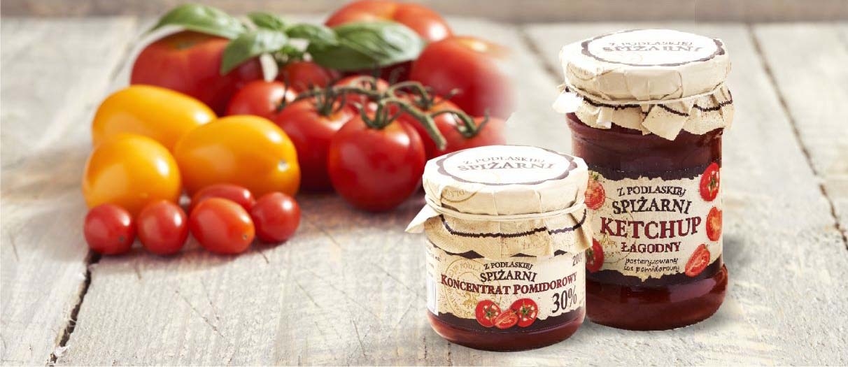 Ketchup i koncentrat pomidorowy